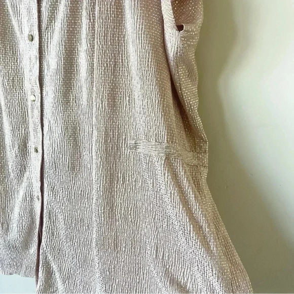 Sabina Musayev Merlaison Shine Blouse Rose Gold Size XL - Picture 4 of 6